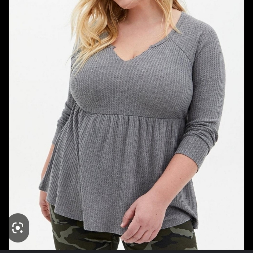 Torrid thermal baby doll top